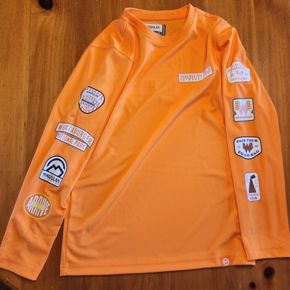Magellan Outdoors Fishing Moisture Wicking Long Sleeve Shirt Whataburger
